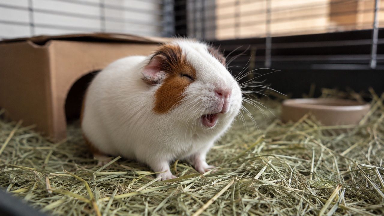 Guinea pig sneezing UK owner urgent health guide concern