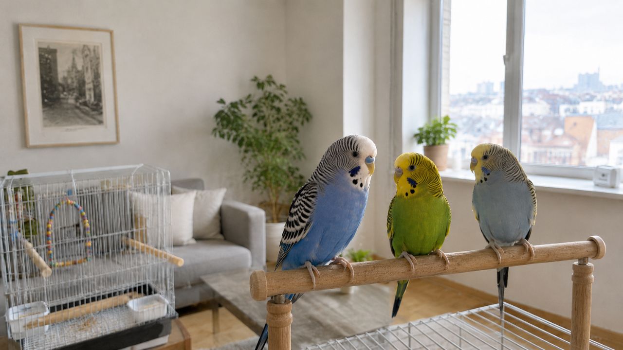 best budgies for apartment living UK