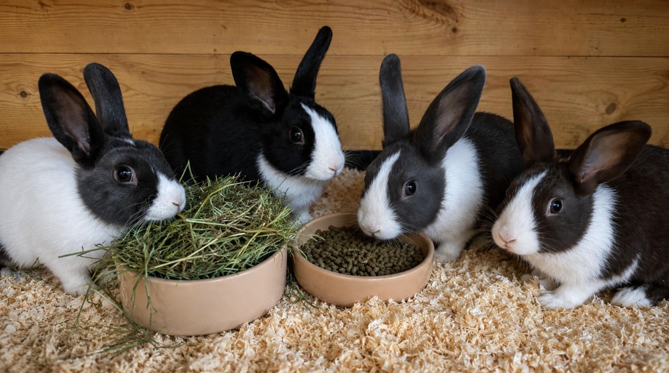 rabbits at paradise pets store