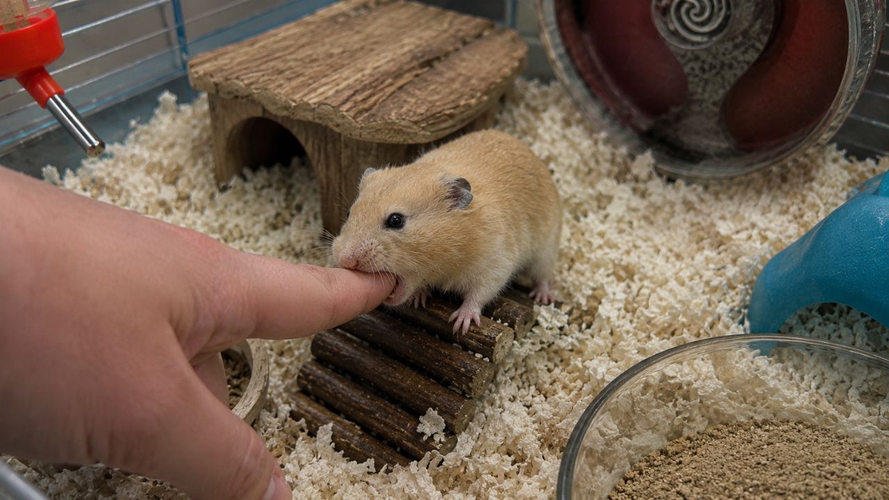 aggressive hamster biting UK paradise pets
