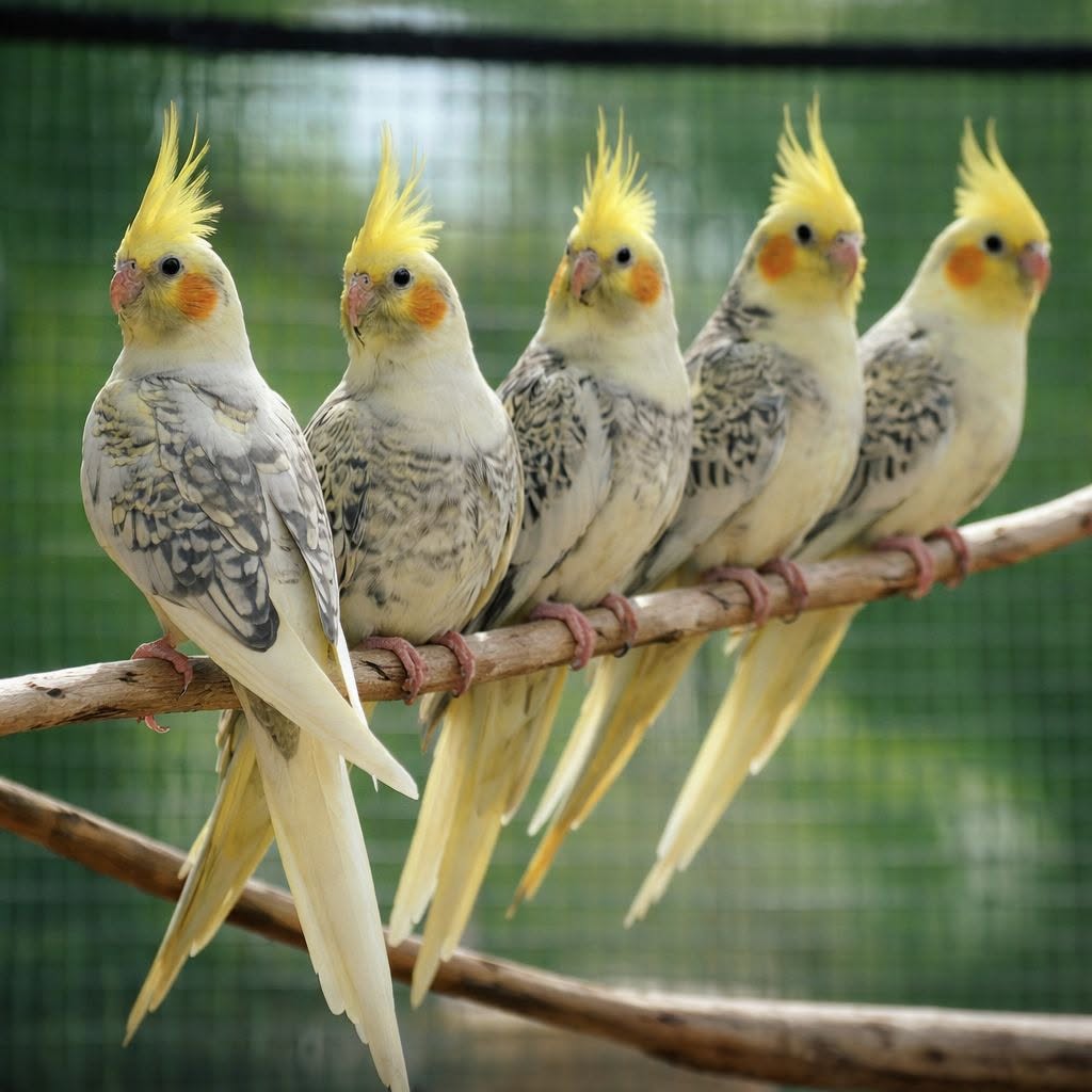 cockatiel normal perch behaviour healthy bird UK 