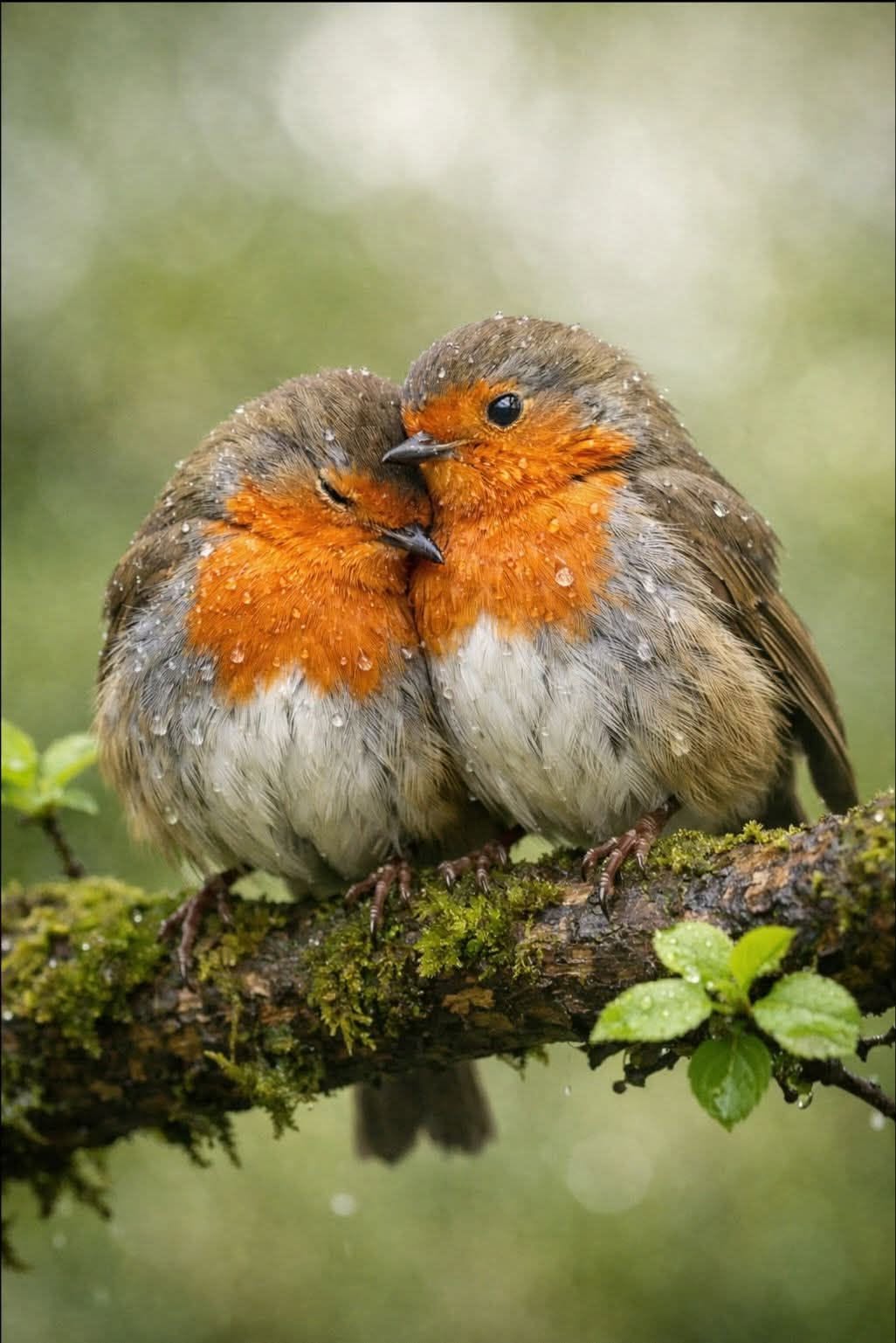 robin puffin budgie UK bird relationships climate 